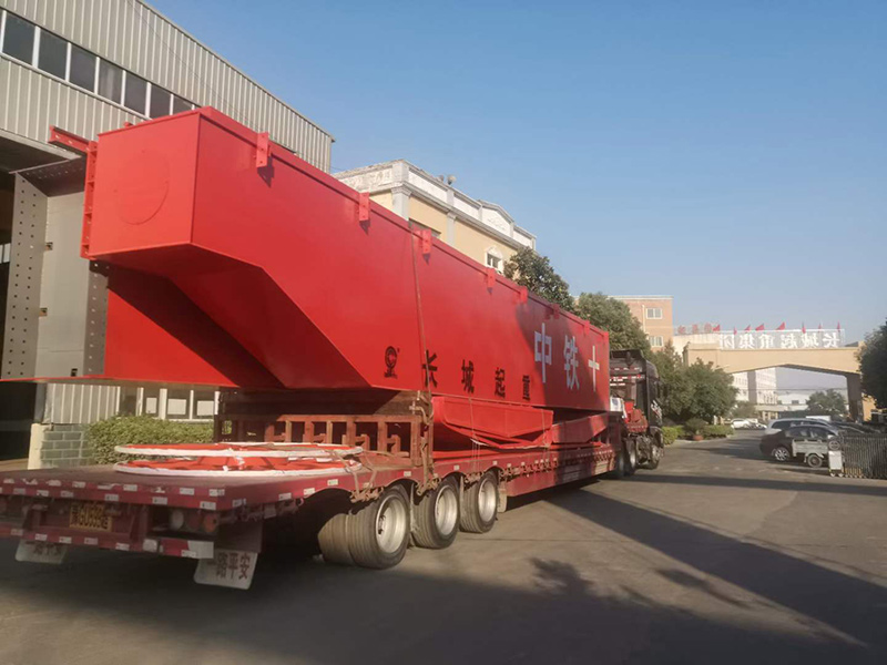 长城起重承接中铁十八路出渣机MG50/16t-24m-10/30m 1台发往徐州